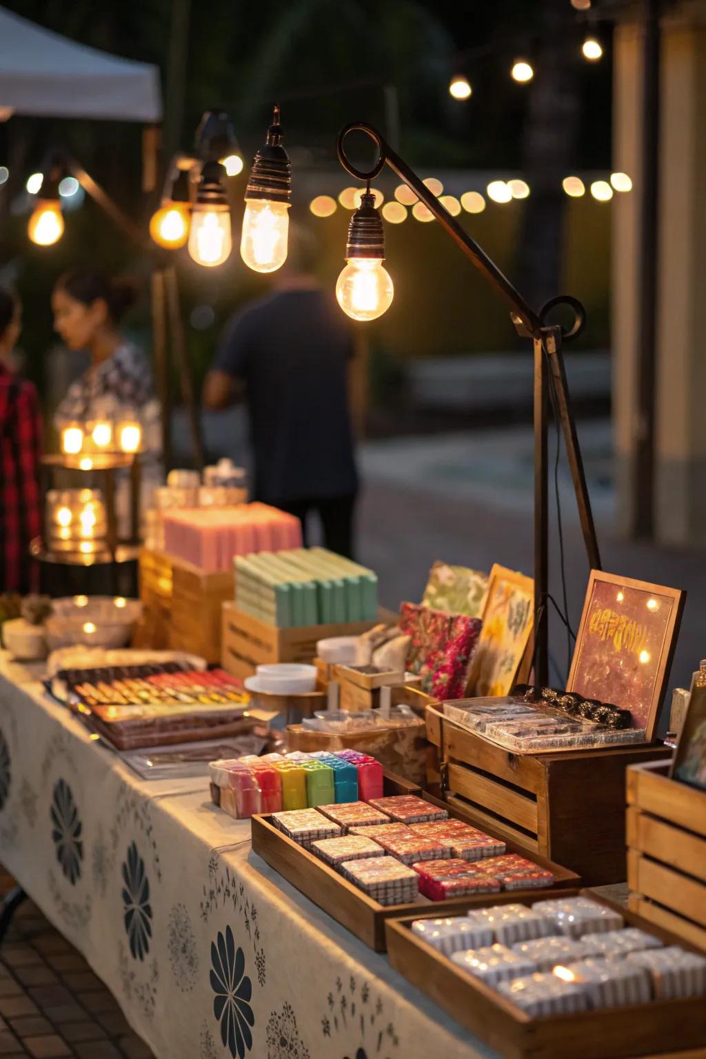 Strategic lighting accentuates and highlights the features of your products.