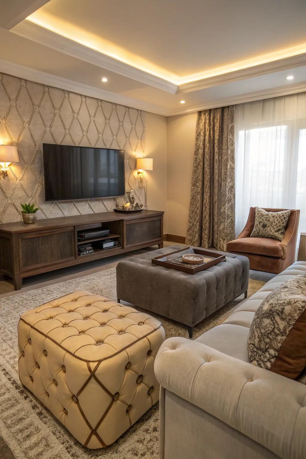 Multi-purpose furnishings optimize spatial efficiency