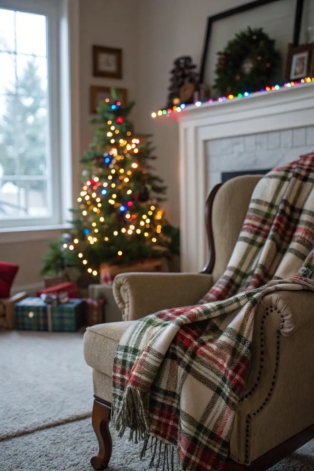 Plaid textiles impart warmth and bygone-era flair to your décor.