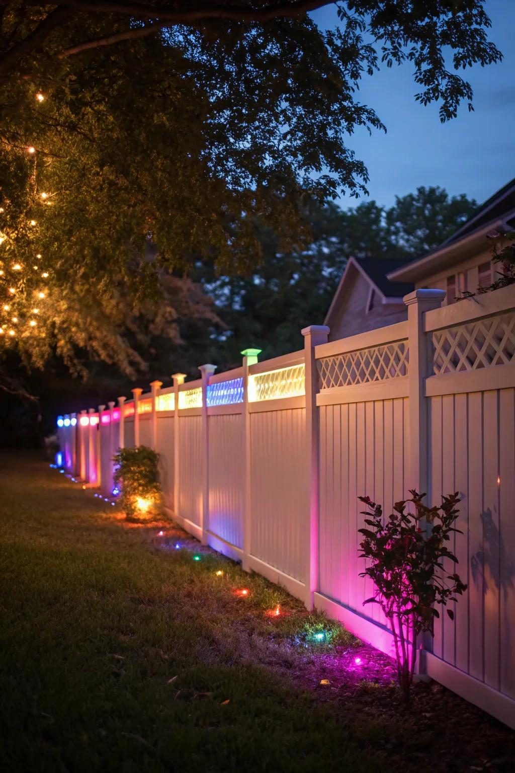 Setting illumination elevates the unwinding aspect in any backyard.