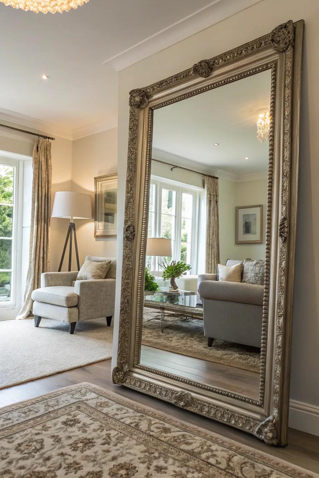 Mirrors elevate both light and style in equal measure.