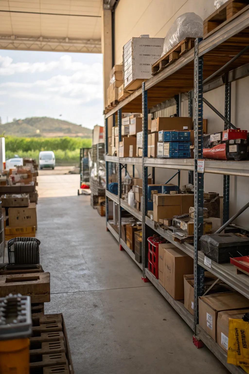 Versatile rack dimensions cater to diverse storage needs.
