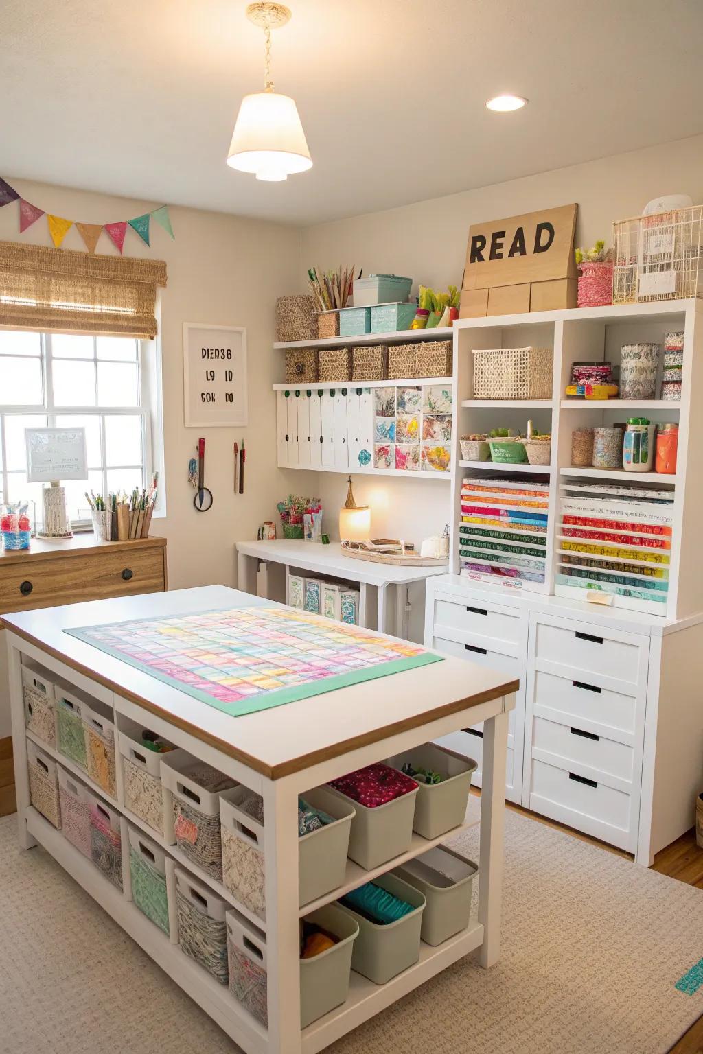 Let your creativity shine in your art studio.