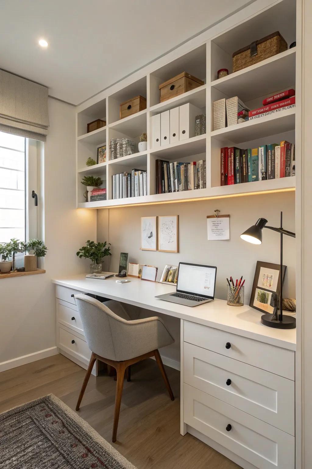 A tidy workspace really helps in promoting clarity and efficiency.