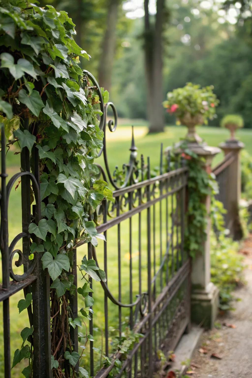 Allow nature to enhance your fencing with its inherent splendor.