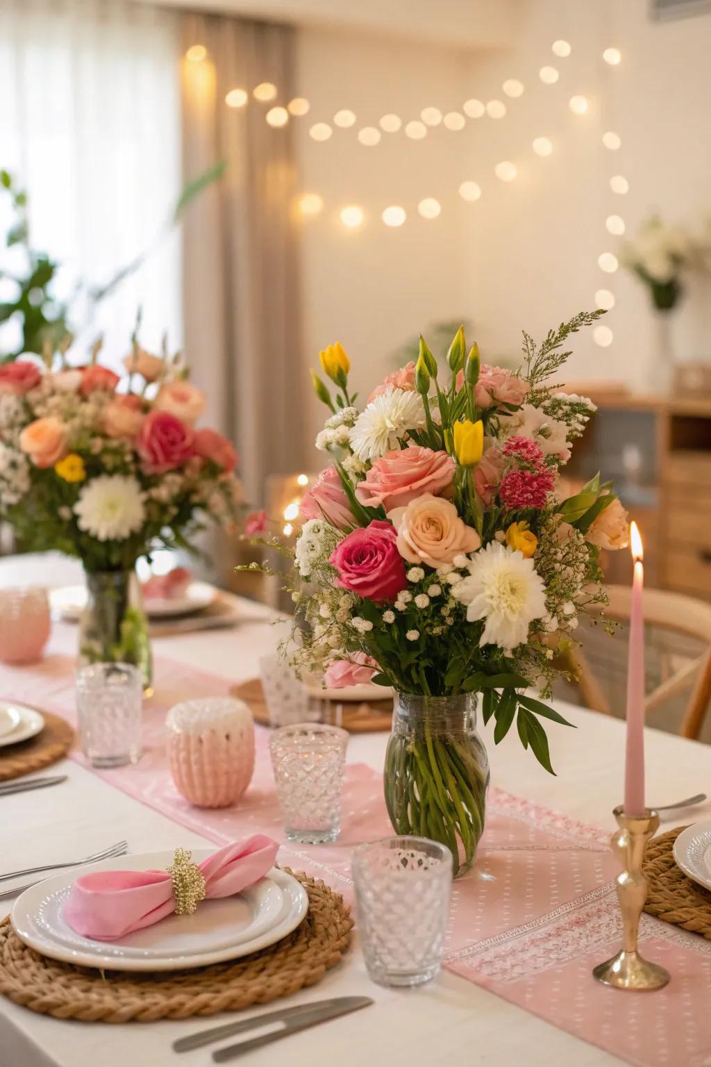 Elevate your gathering with enchanting botanical embellishments.
