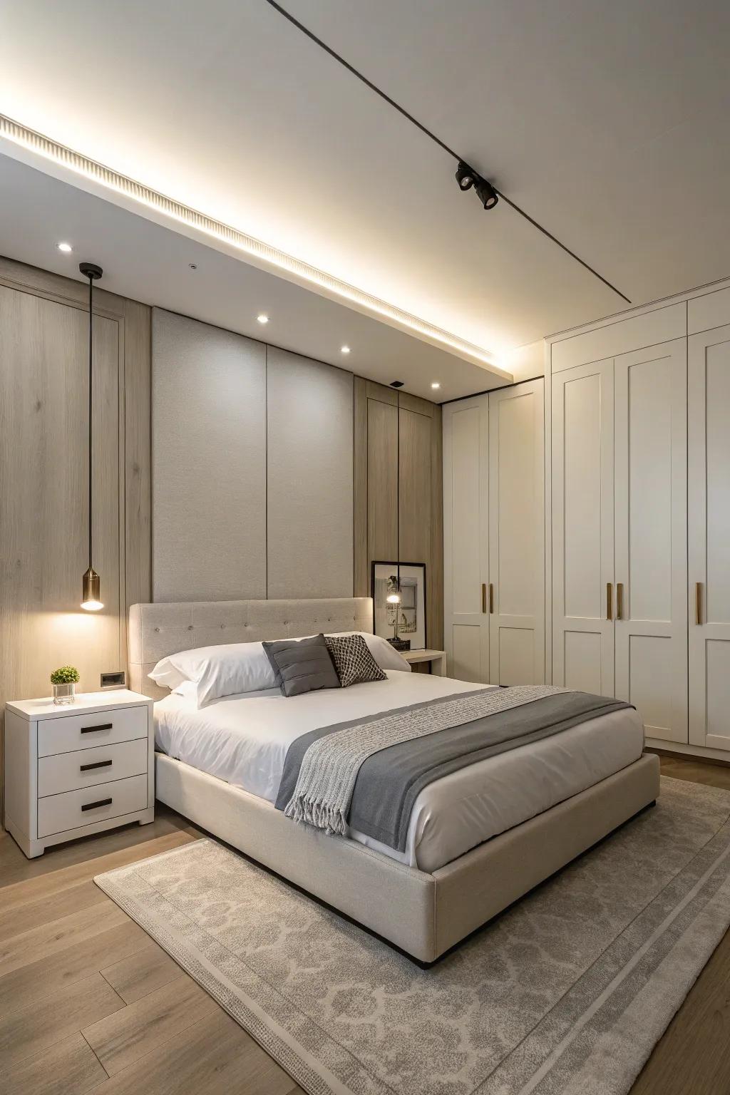Streamlined furniture optimizes area and practicality