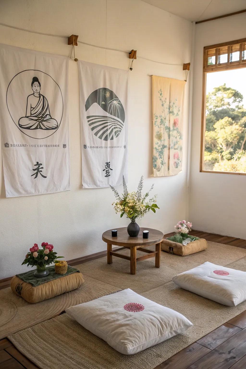 Achieve peace and calm with mindfulness-focused posters.
