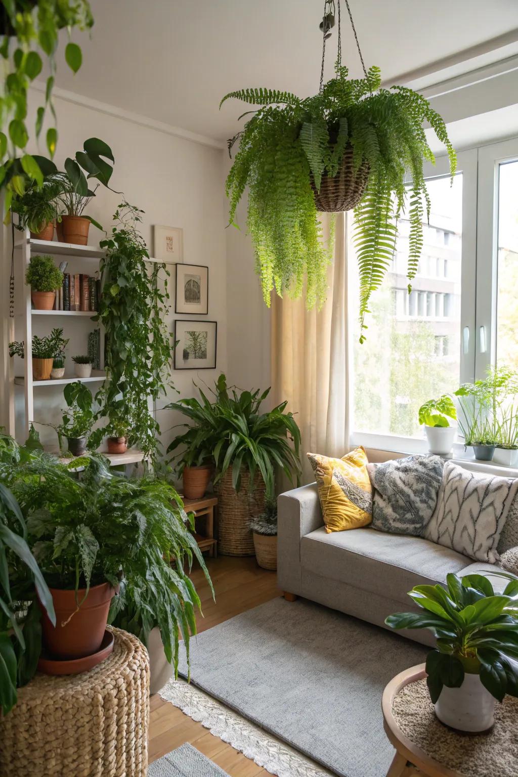 Plants breathe freshness and life into your interiors.