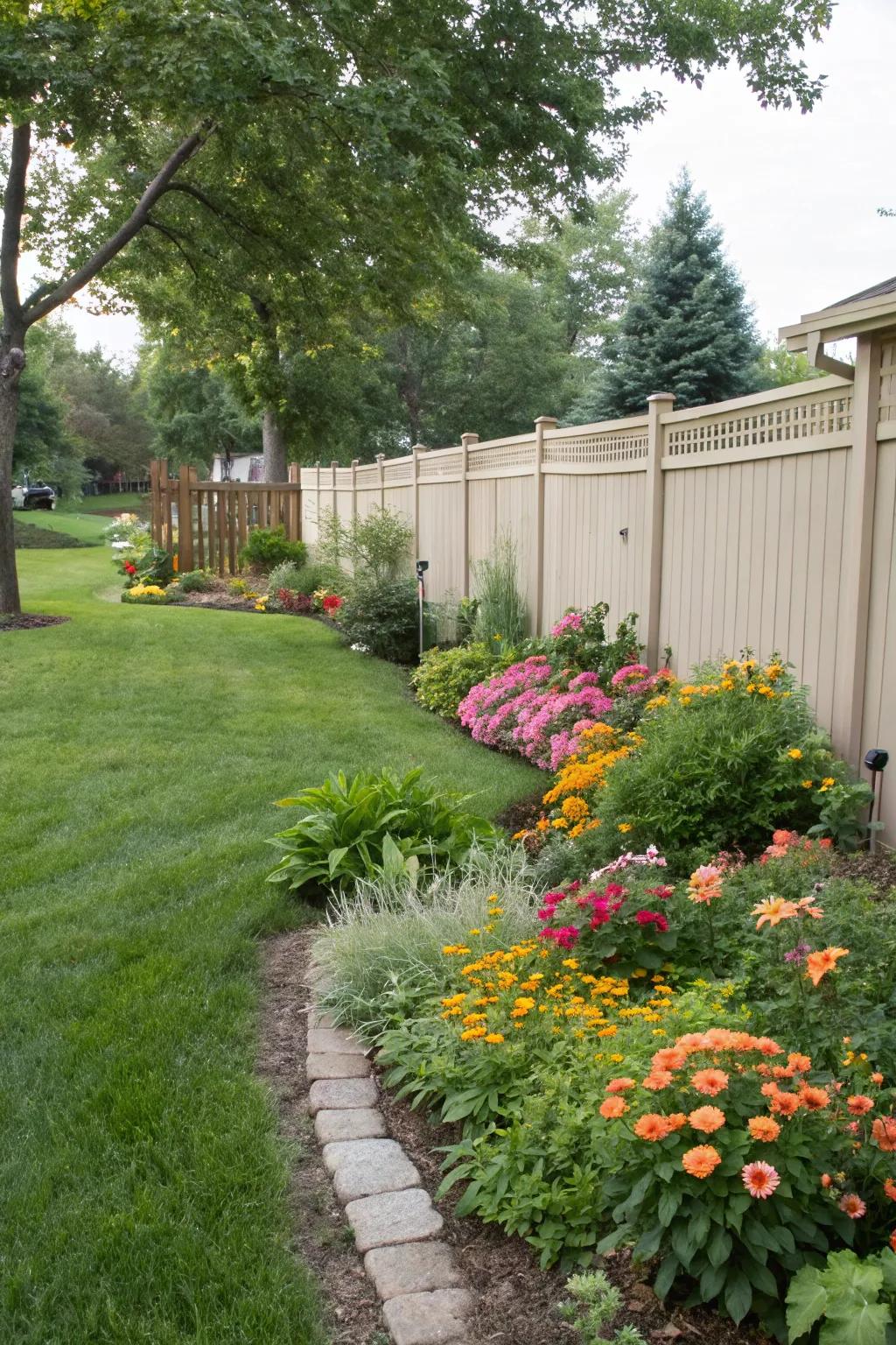 Decorative borders add appeal and define space.