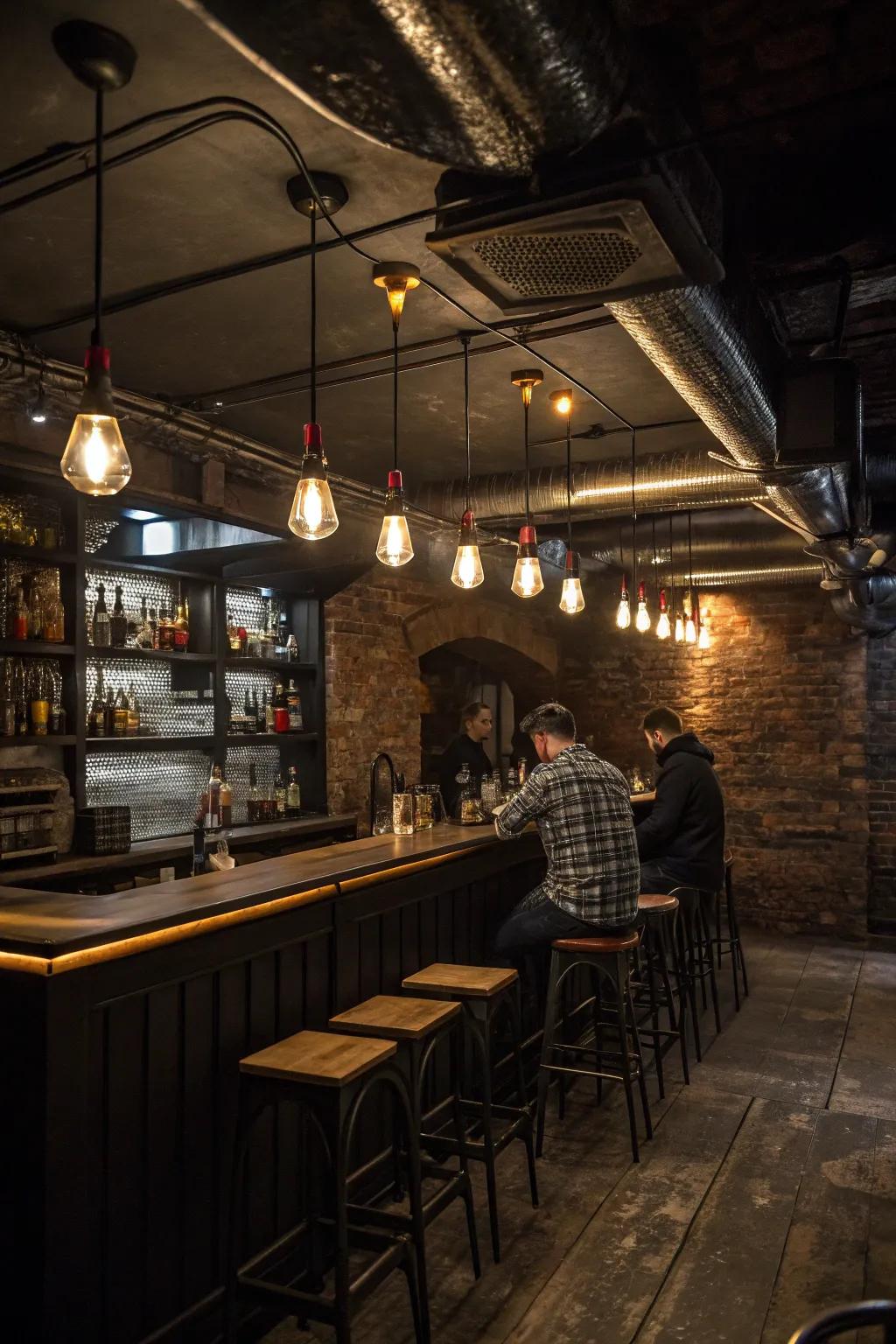 Manufacturing vibe elements add a trendy, urban edge.