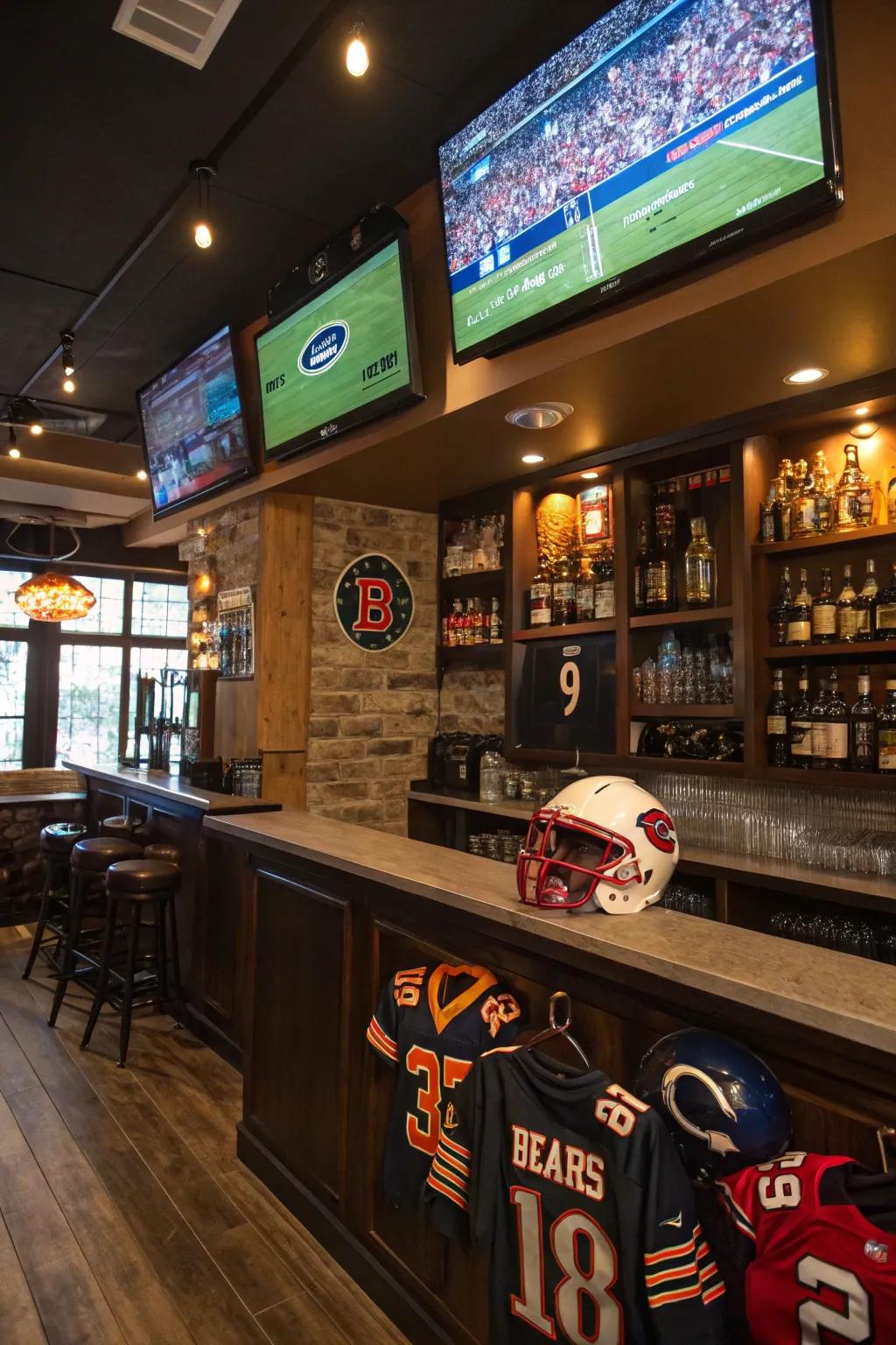 Bring the thrill of the game to your lower level.