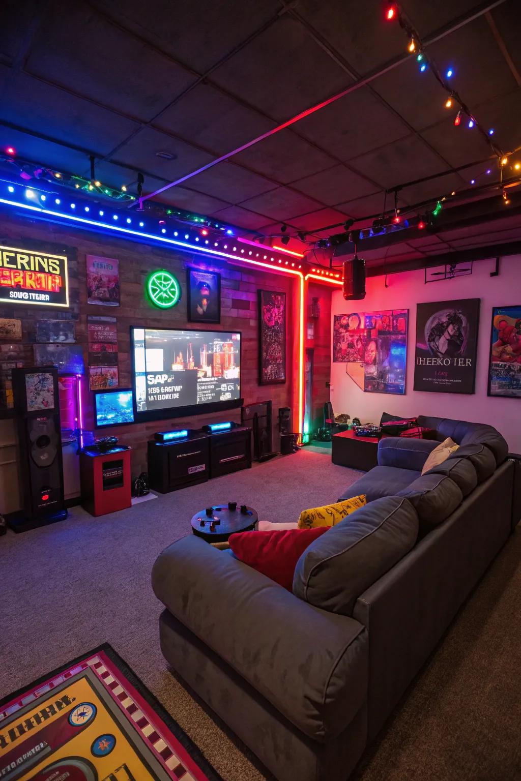 Personalize your recreation room with decorations that truly resonate with you.