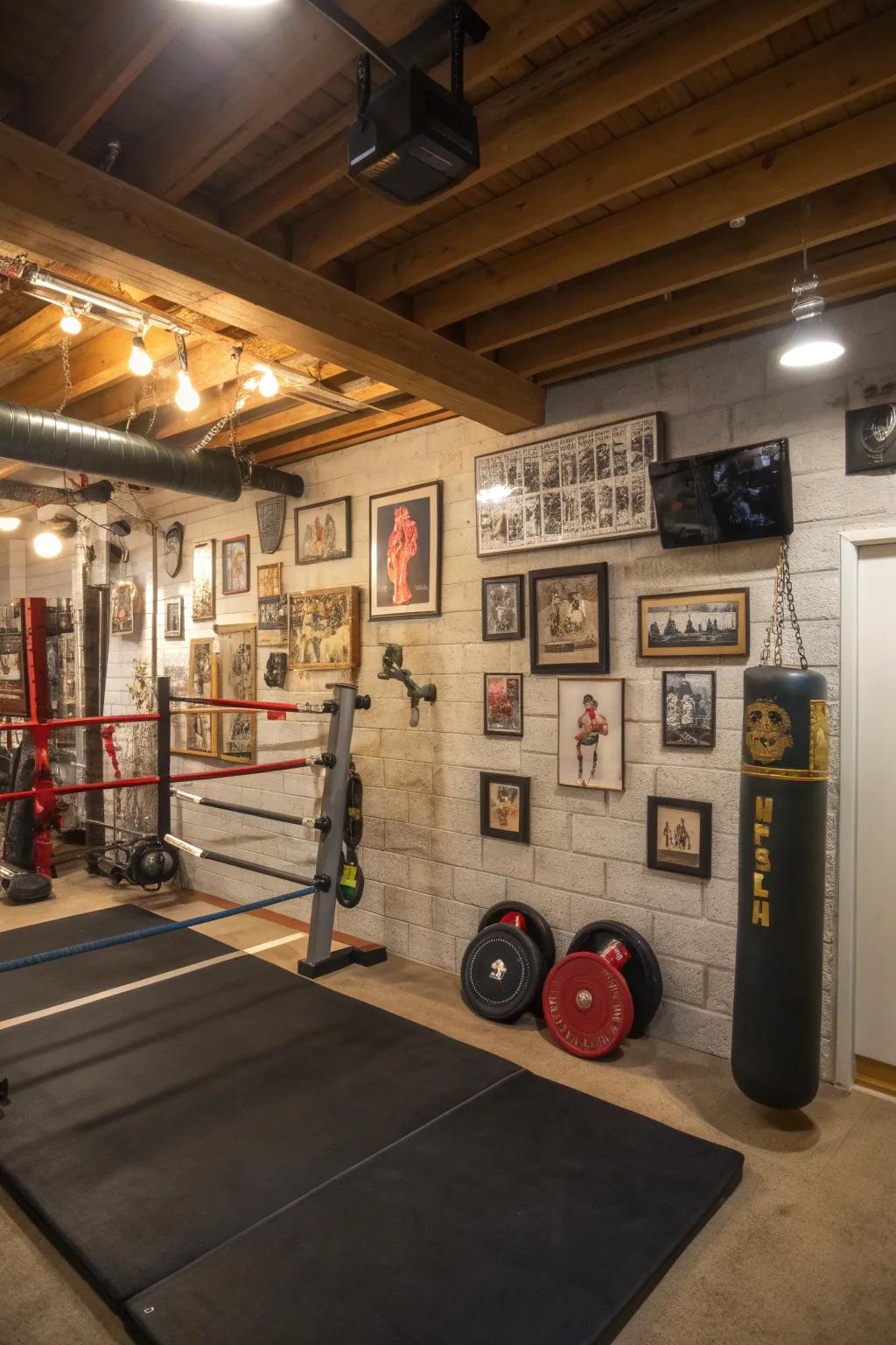 Individual touches mold your gym into a space you're happy to occupy.