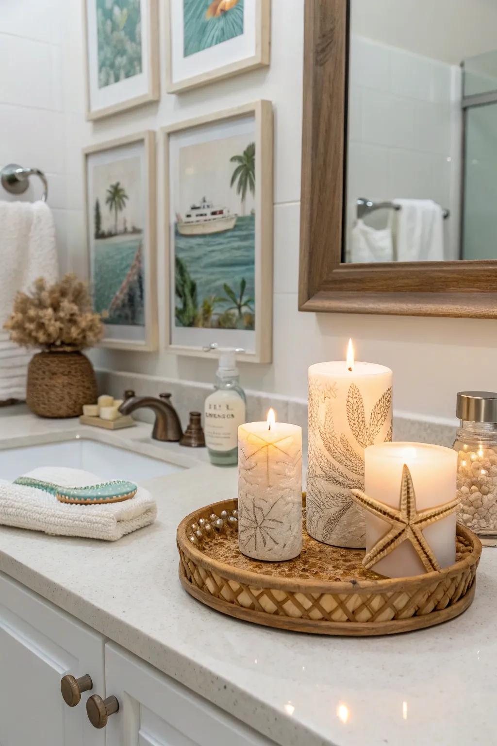 Personal touches that convey style.