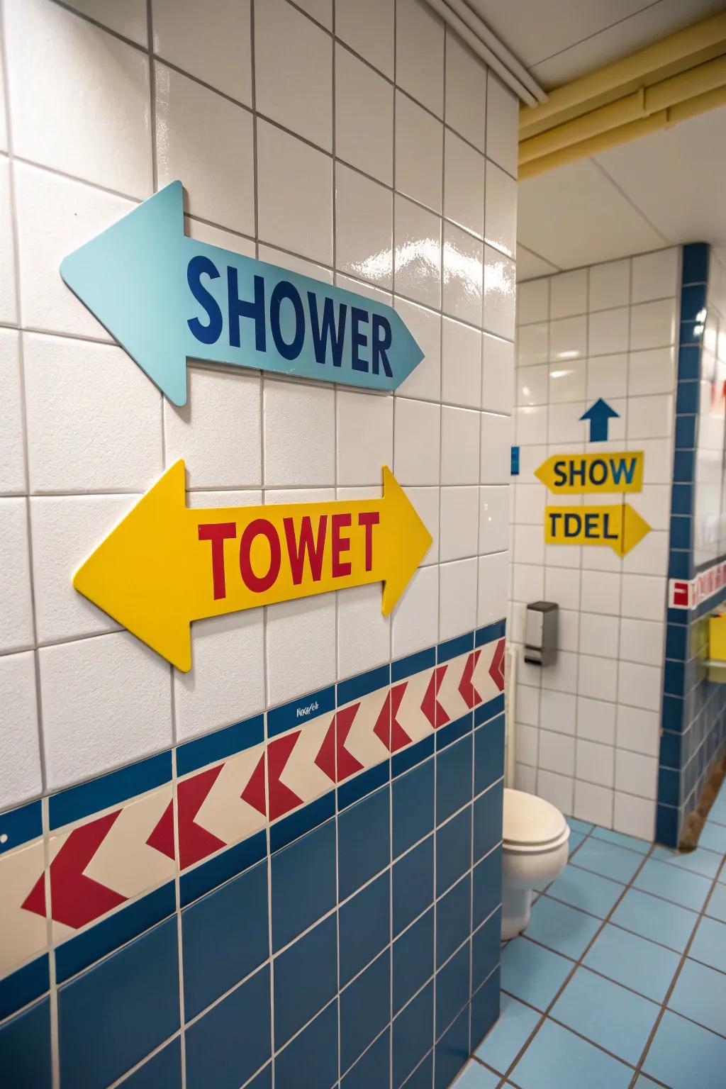 Make direction finding fun with playful path markers.