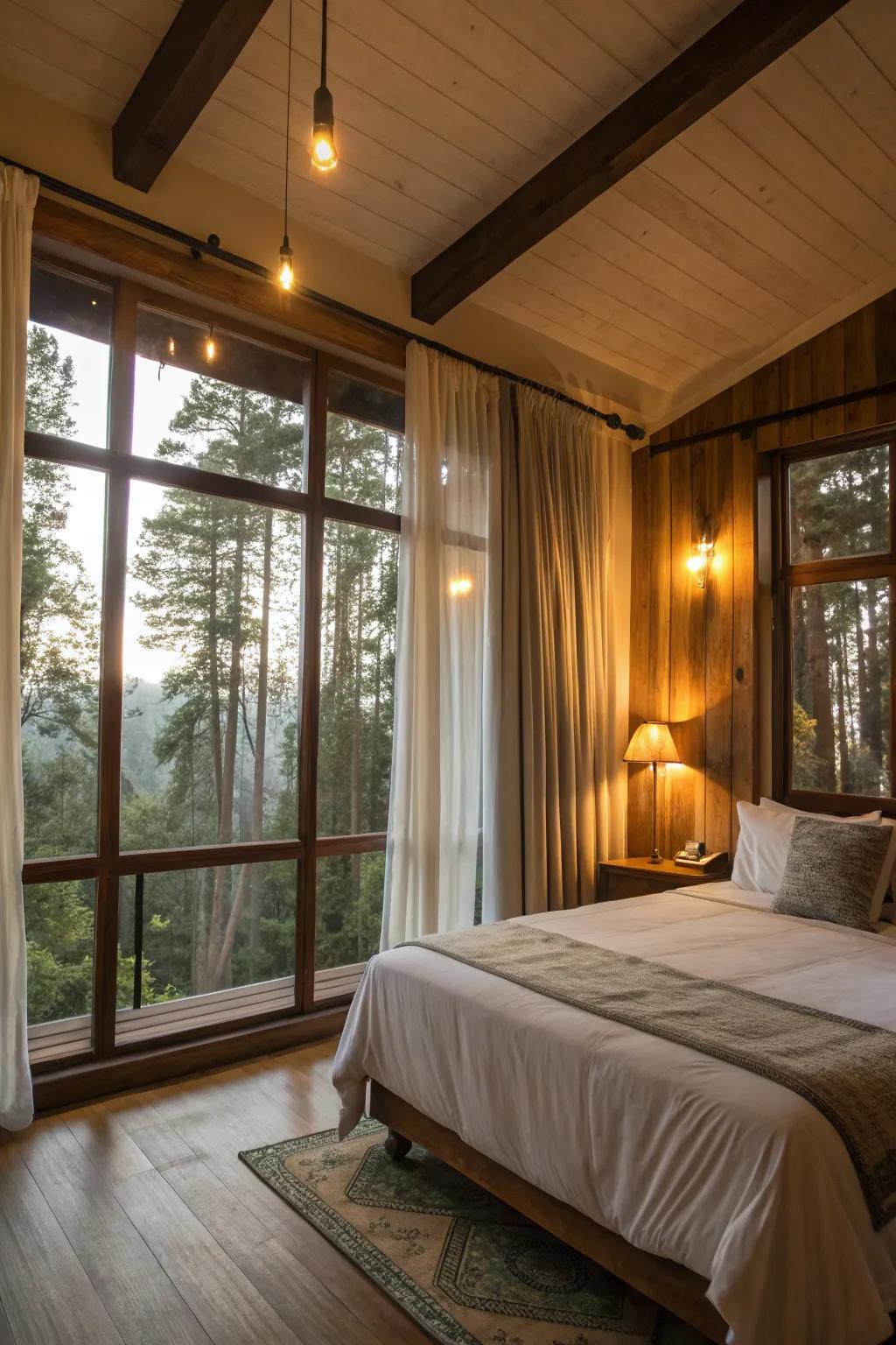 Natural light enriches daytime ambiance.