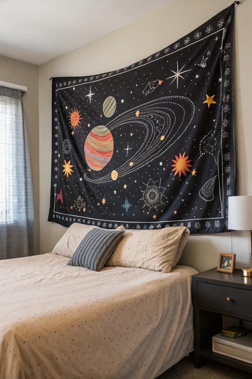 Infuse cultural style with celestial designs.
