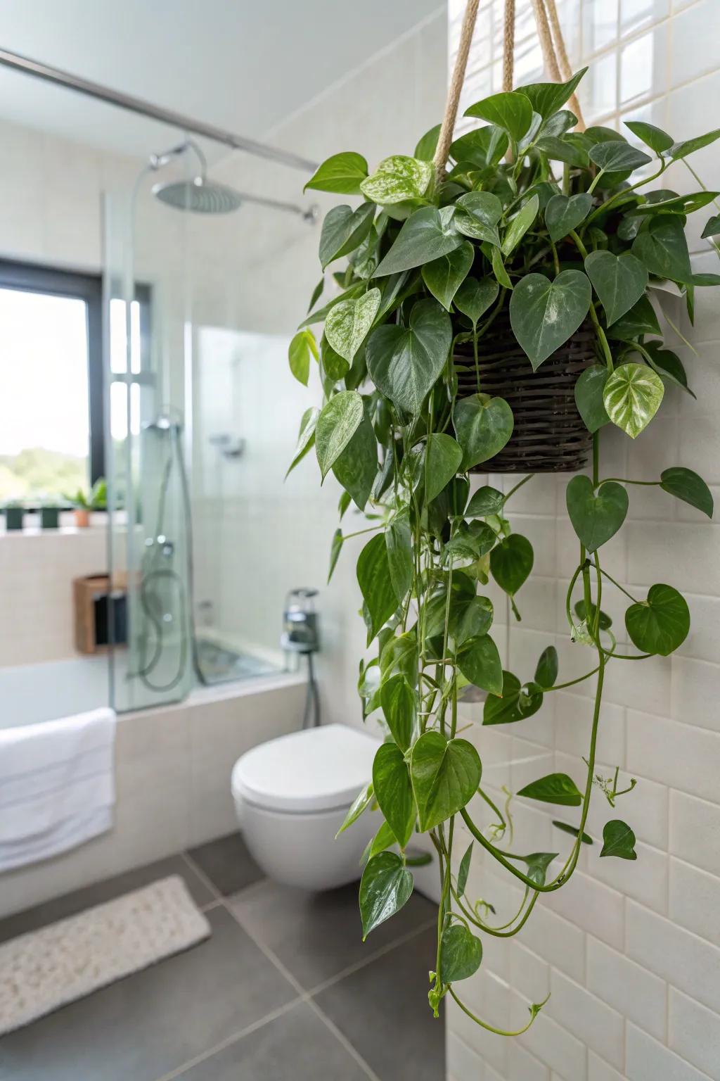 Transform your bathroom into a jungle retreat.