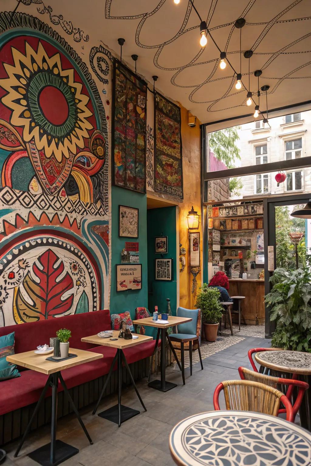 Walls conveying stories through compelling art.