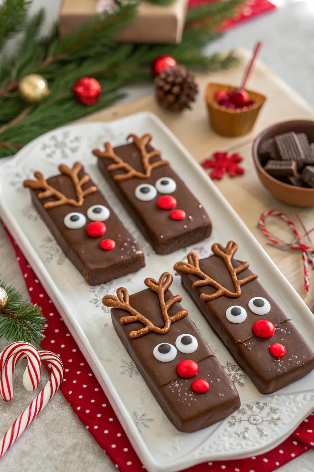 Shining Nose Treat candy bars ready to lead your holiday gifting.