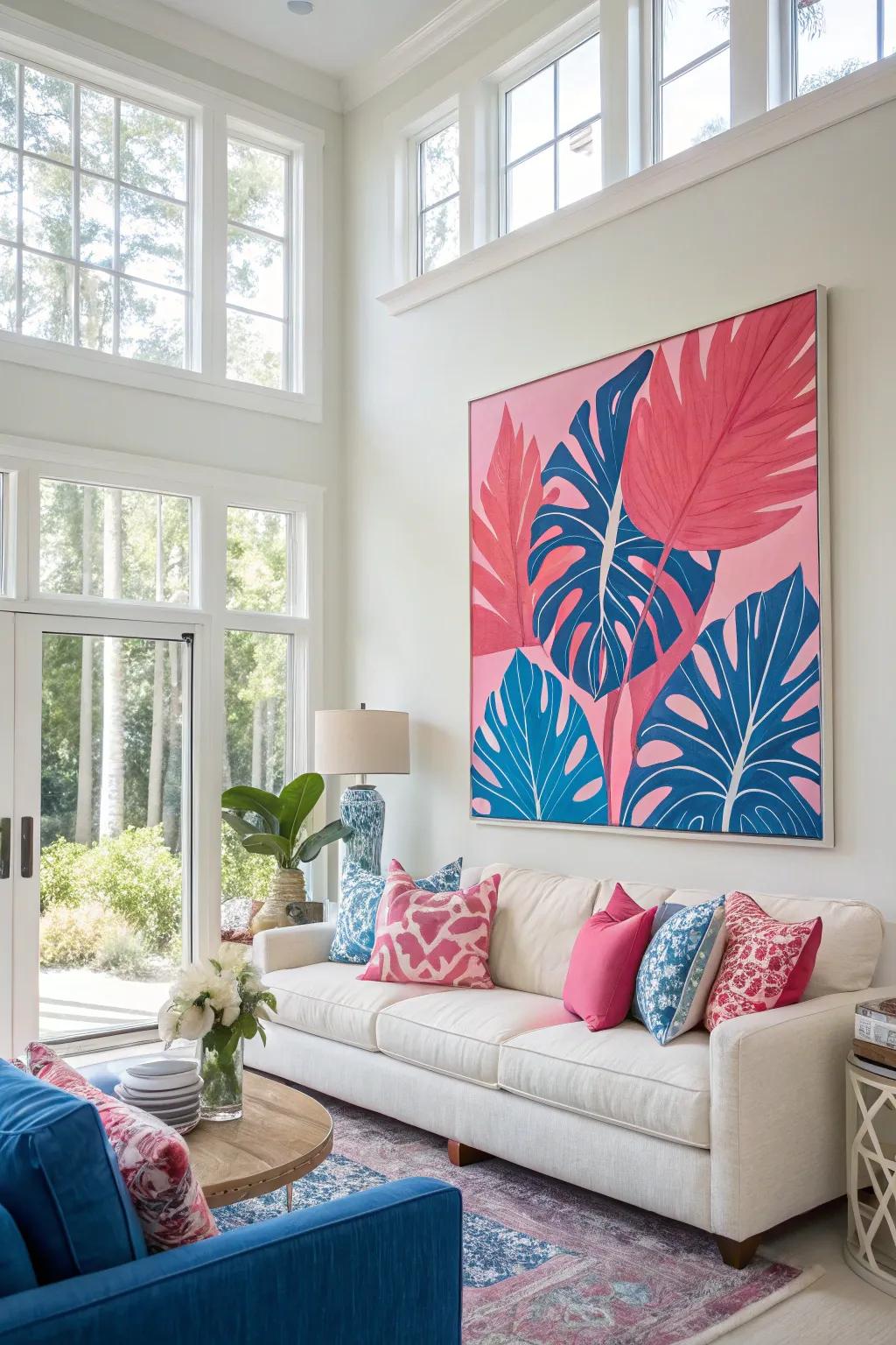 Radiant colors infuse energy and excitement into a room.