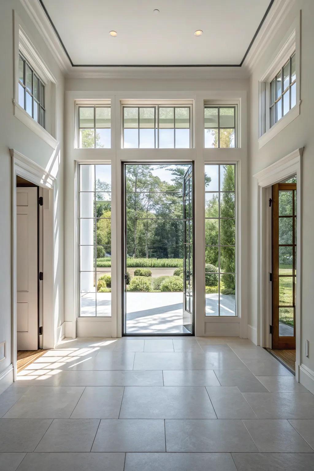 Simple narrow surround creates a smooth and open feel.