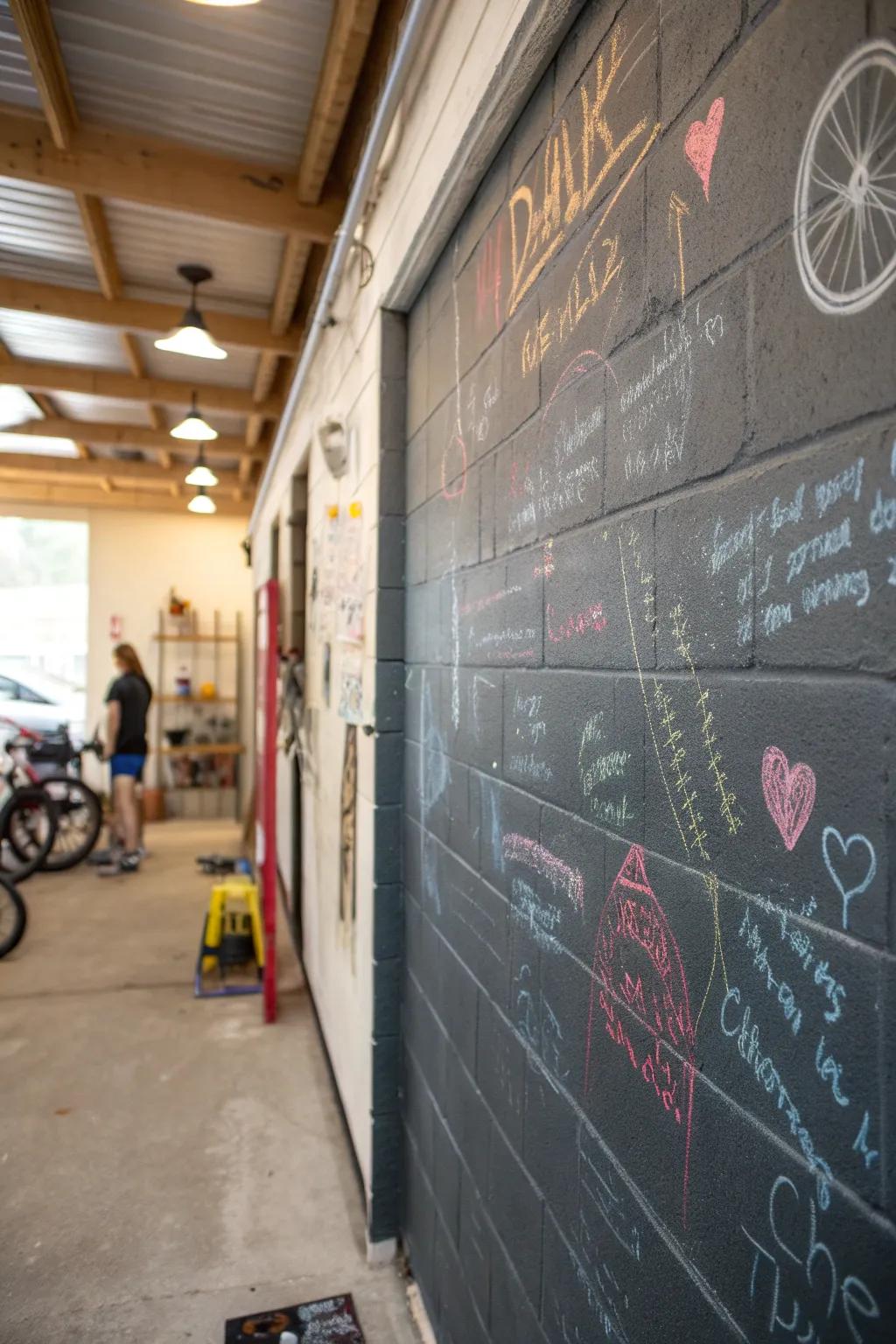 Slate coating appends an inventive and useful dimension.