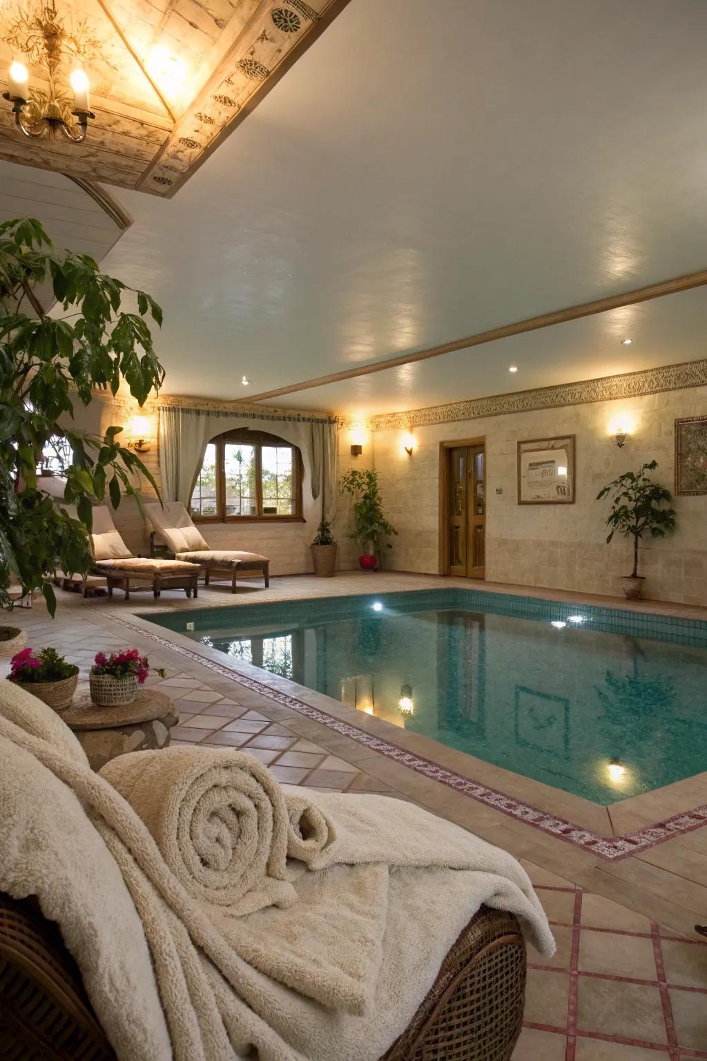 Change your pool setting into a radiant and welcoming space.