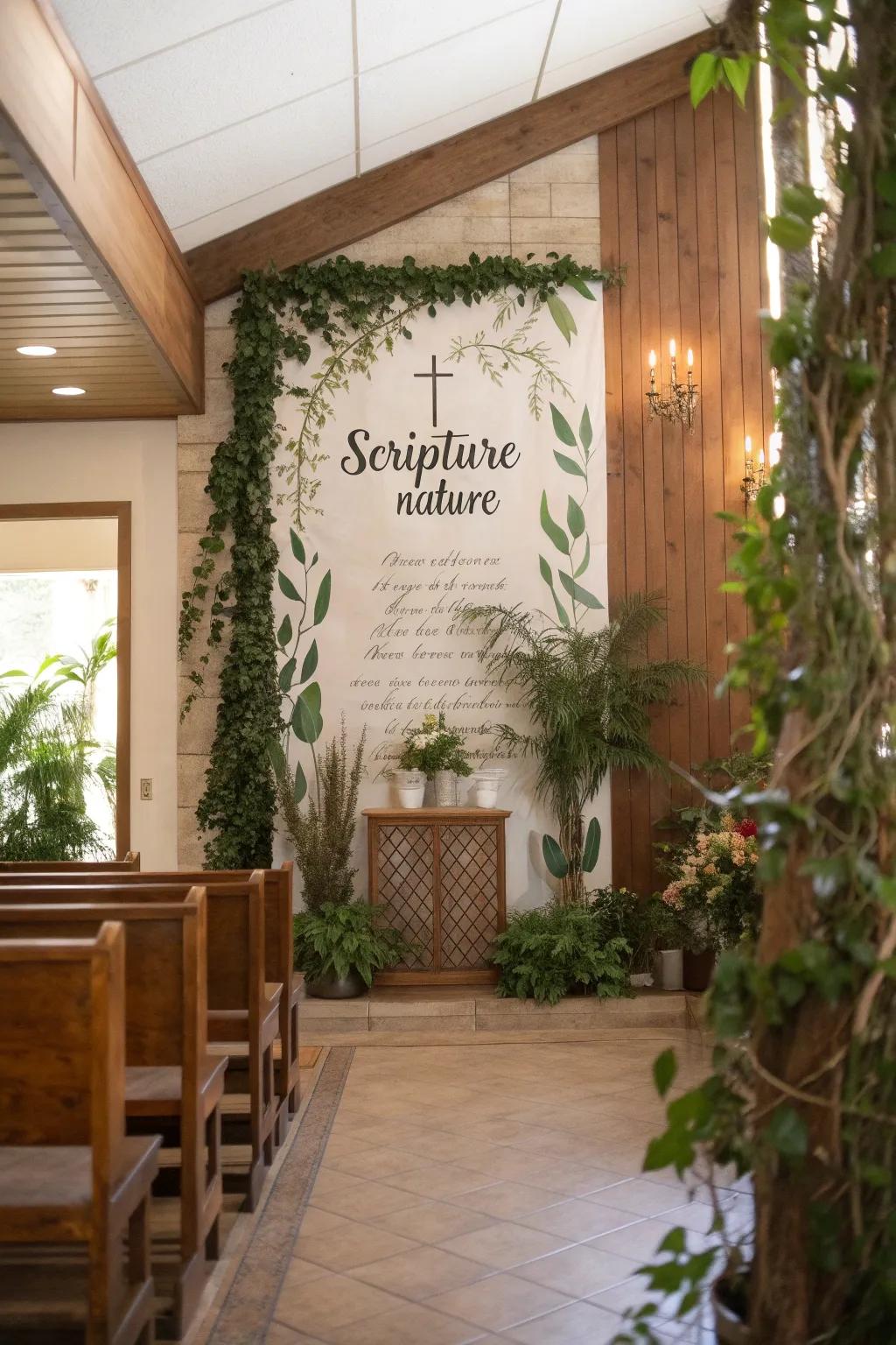 Nature enhances faith.