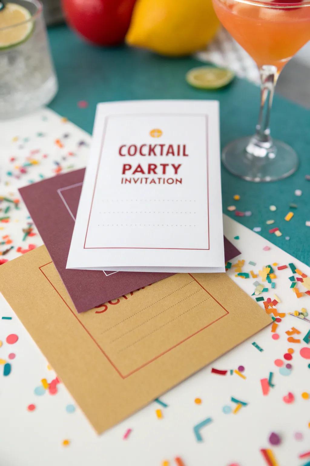 Add a playful surprise with interactive invite features.