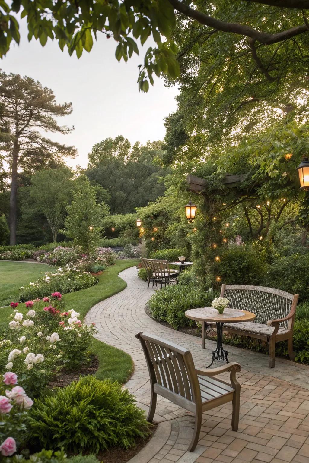 Seating areas encourage relaxation and social interaction.