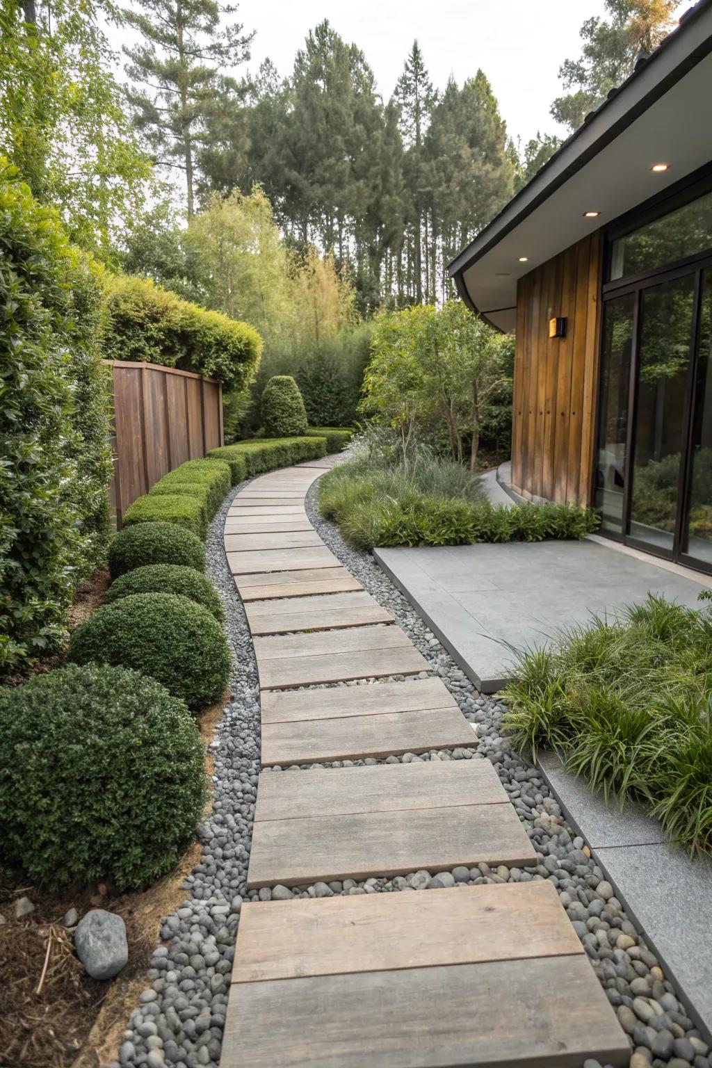 Look at contrasting textures to make great visual interest.