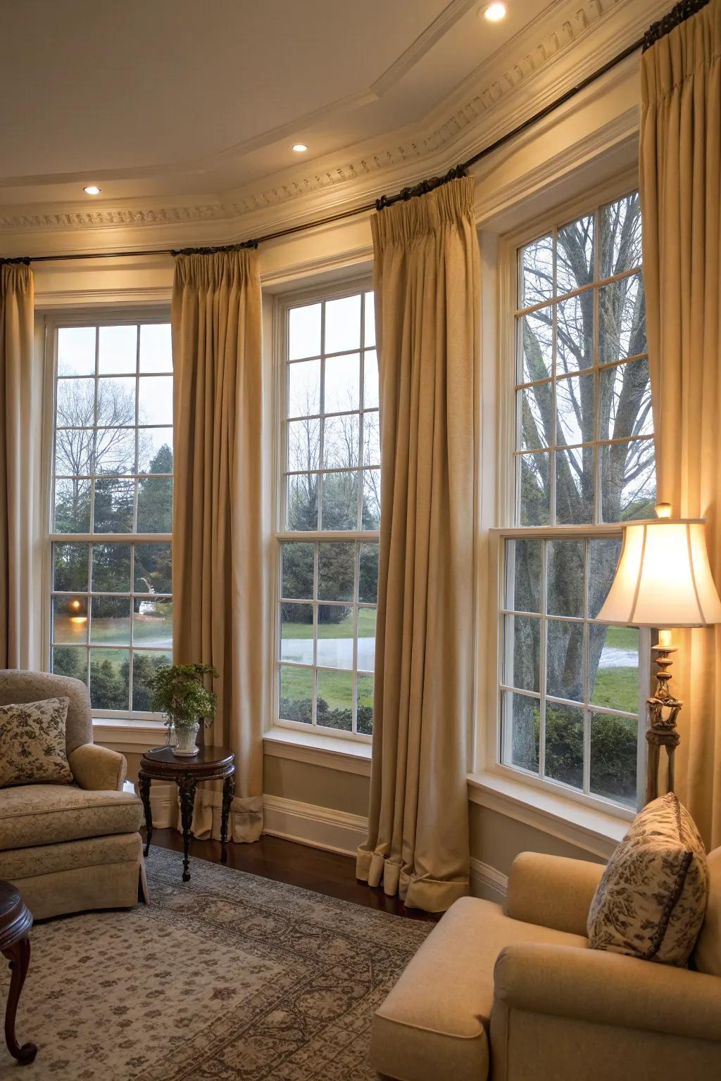 Neutral tones offer a versatile and timeless charm.