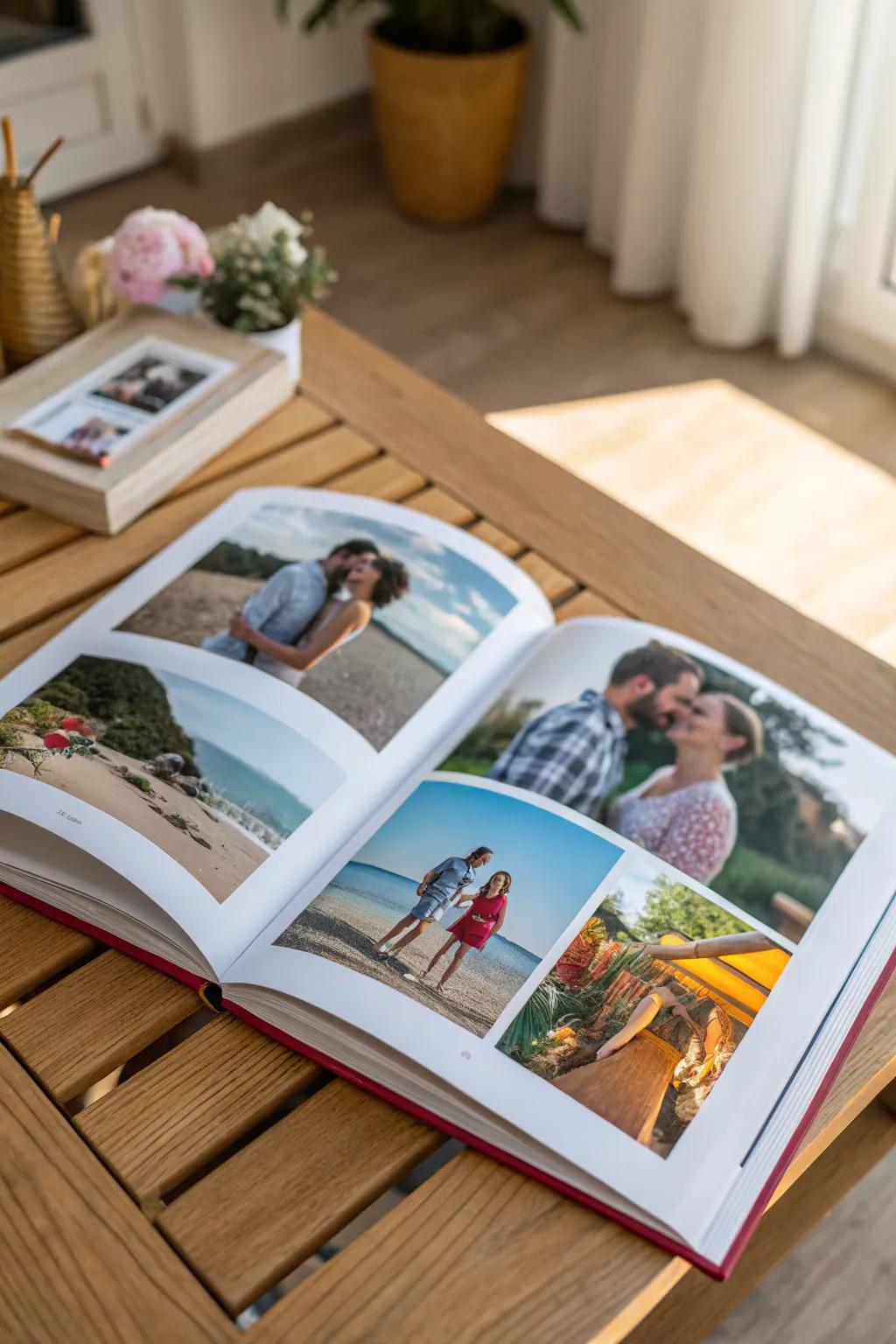A photo book that narrates a gorgeous love story.