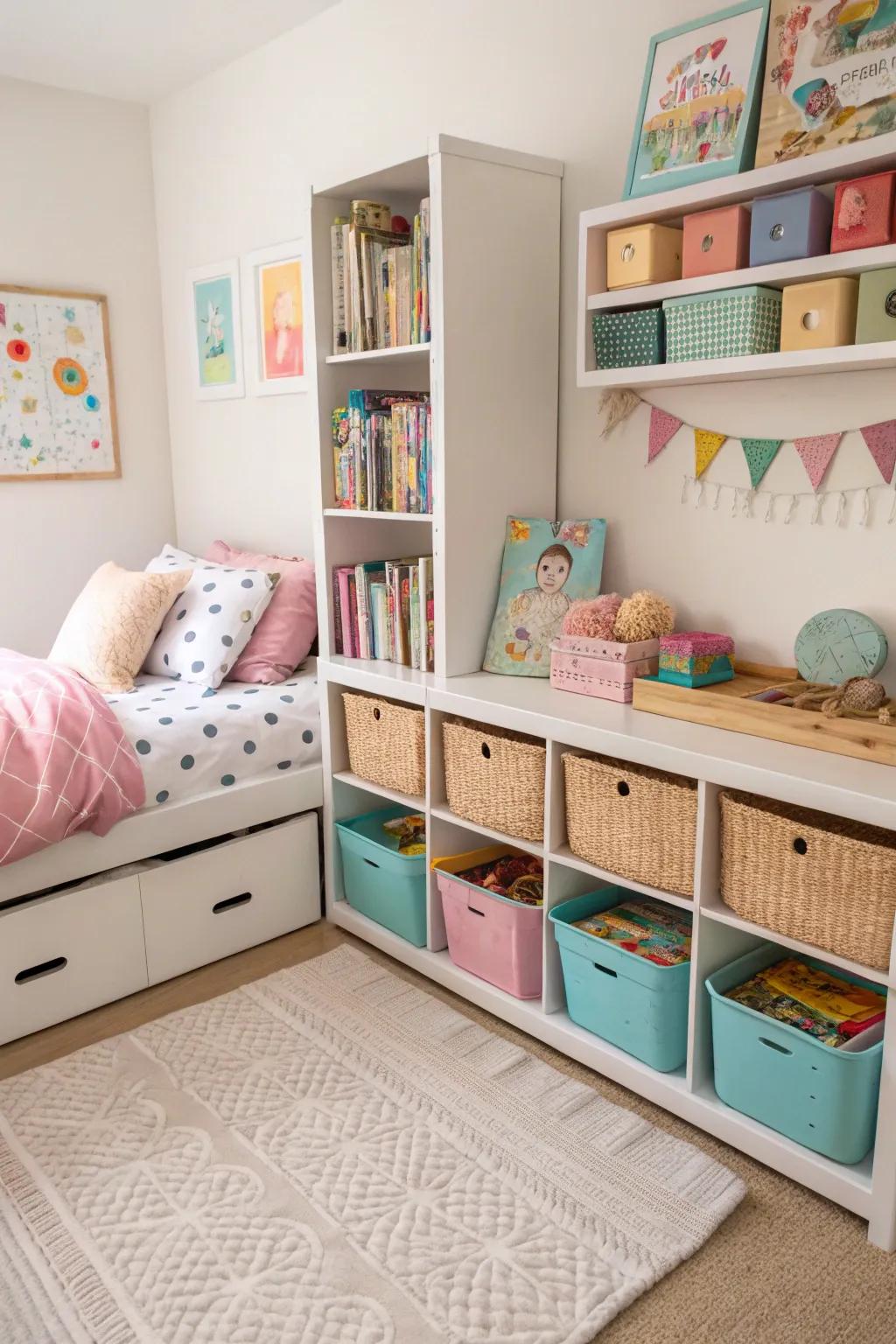 Chic and effective organization strategies for a space free of clutter.