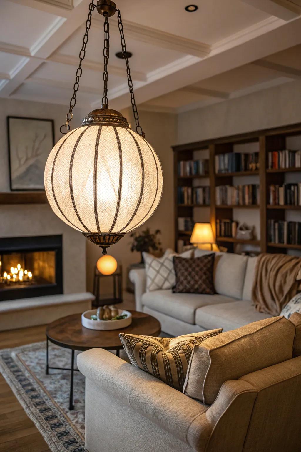 Character and sophistication through decorative illumination.