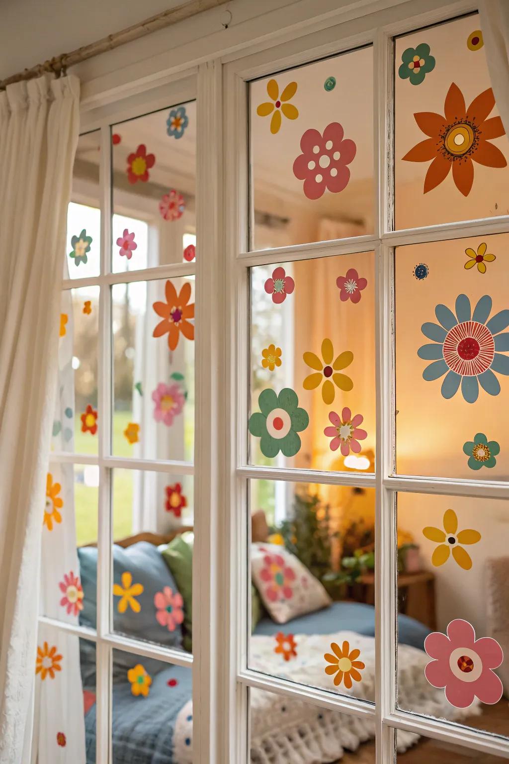 Window clings give any window a splash of color and personality.