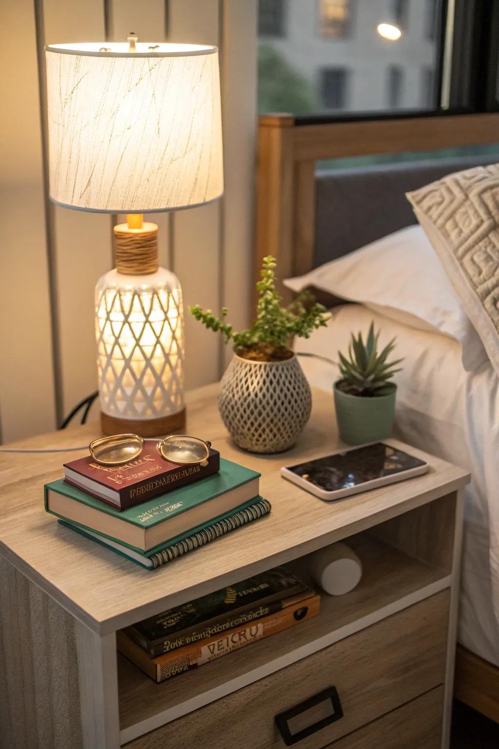 Personal touches bring comfort and individuality to your dorm area.