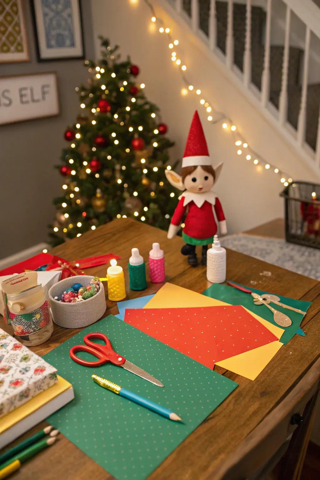 Inspire creativity with a DIY pixie craft station.