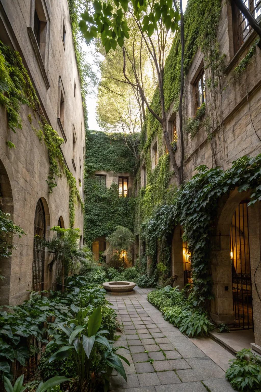 Ensure privacy with strategically positioned walls or hedges.