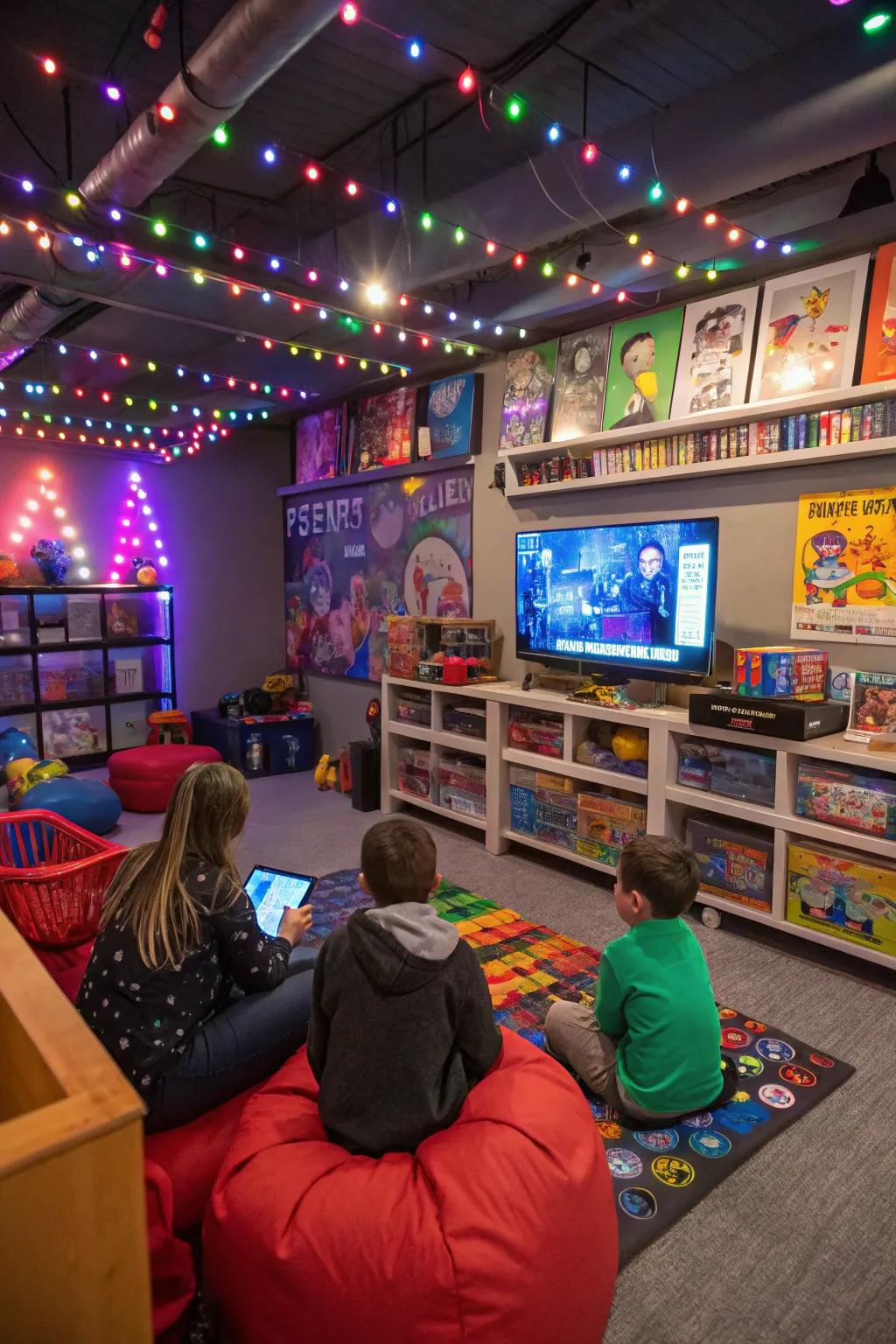 Unite the family through a lively play zone.