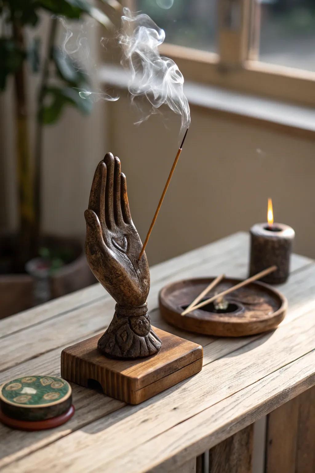 A stylish accent for moments of peace and quiet.