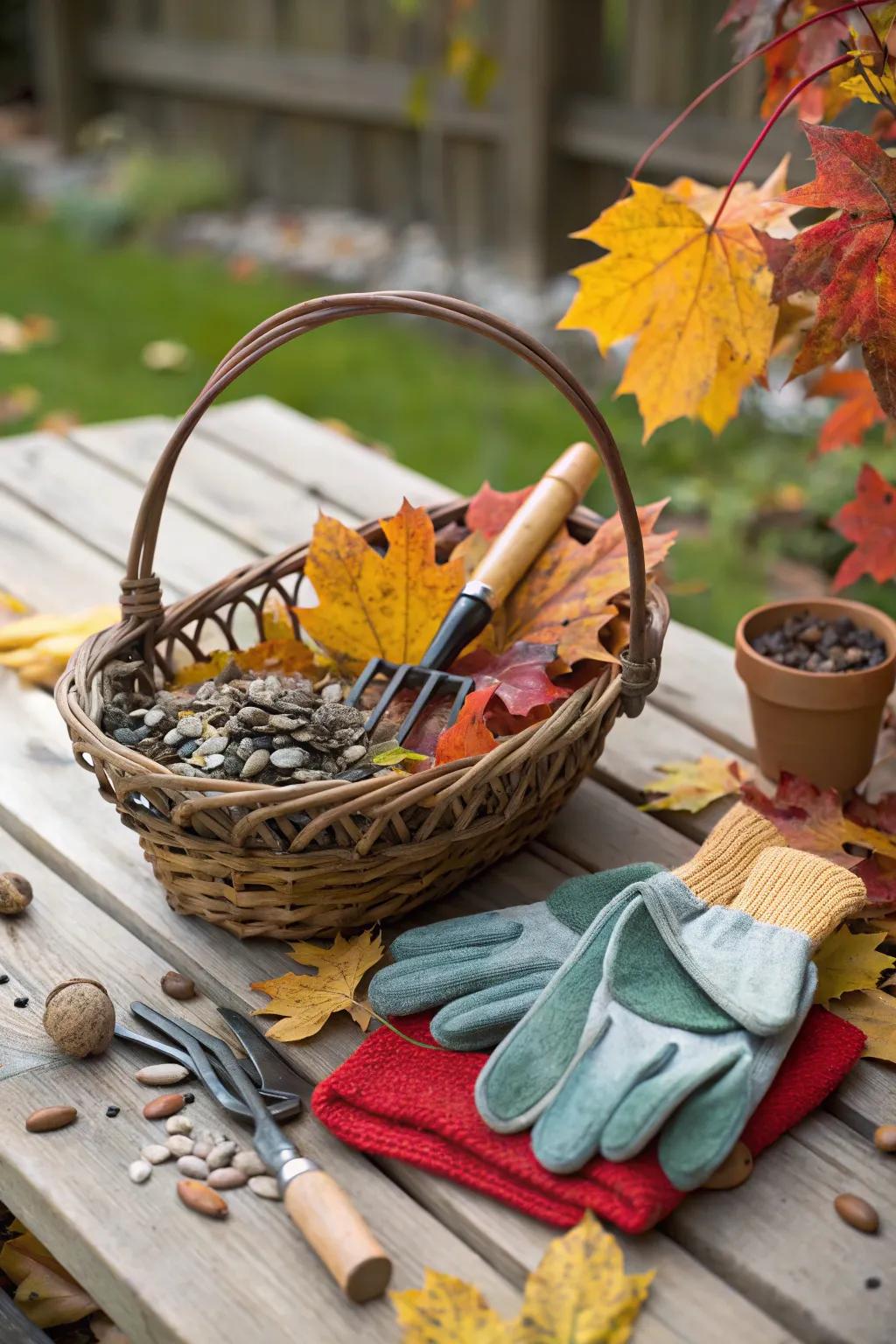 Embrace the autumn planting season with this cultivation set.