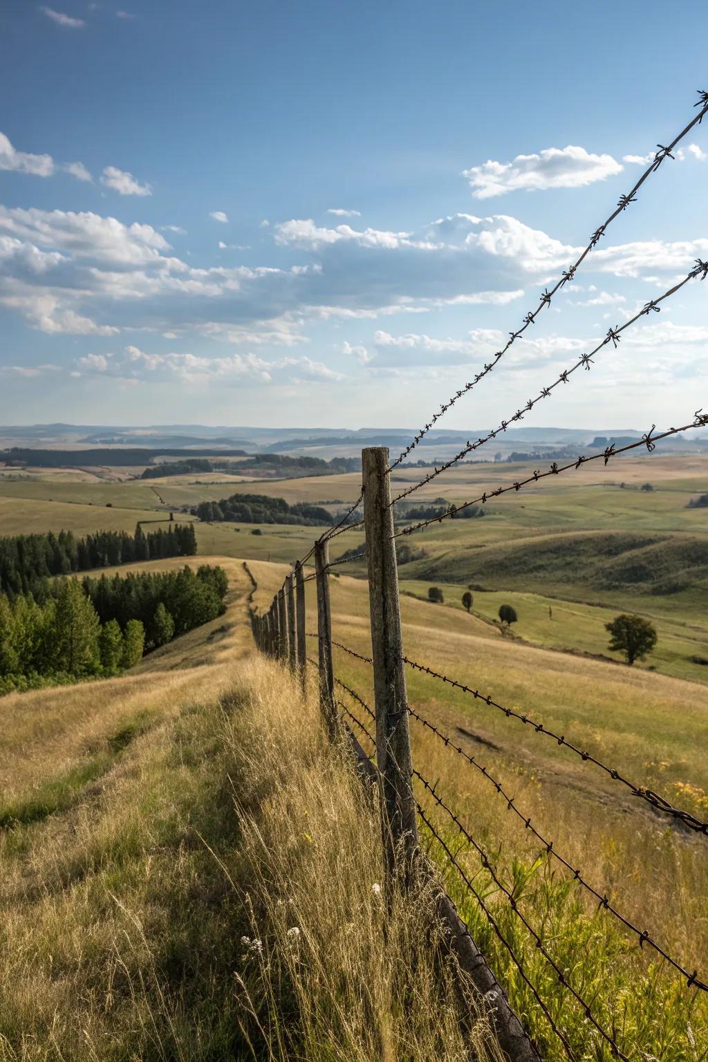 Spiked wire fences are a robust selection for sizable properties.