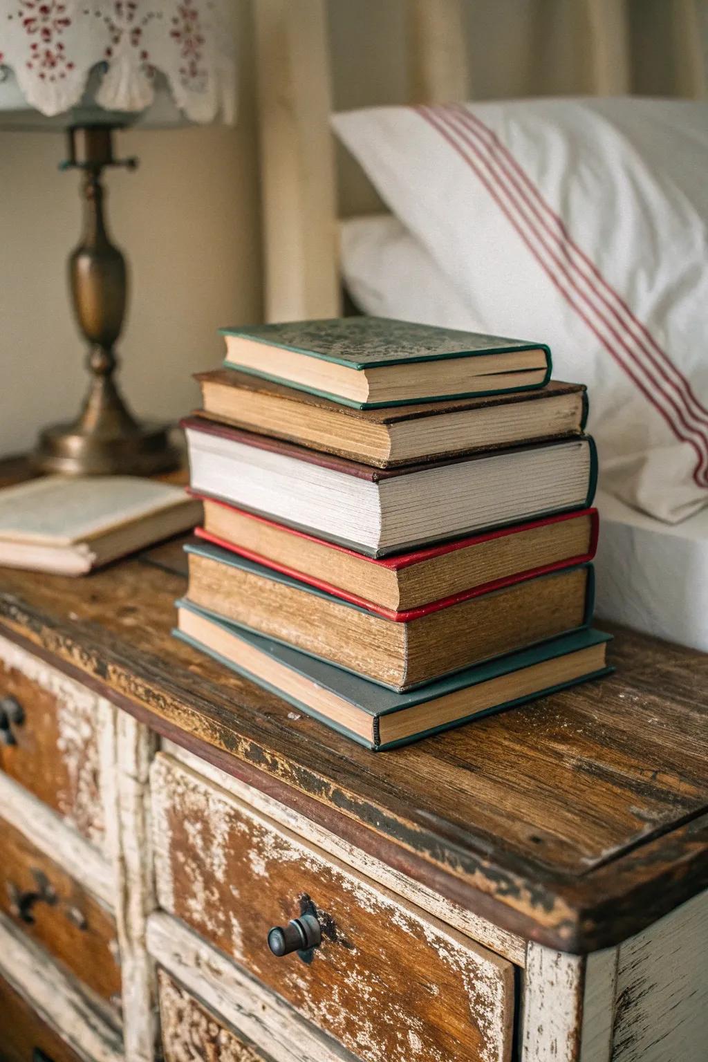 Books introduce personality and a hint of refinement.