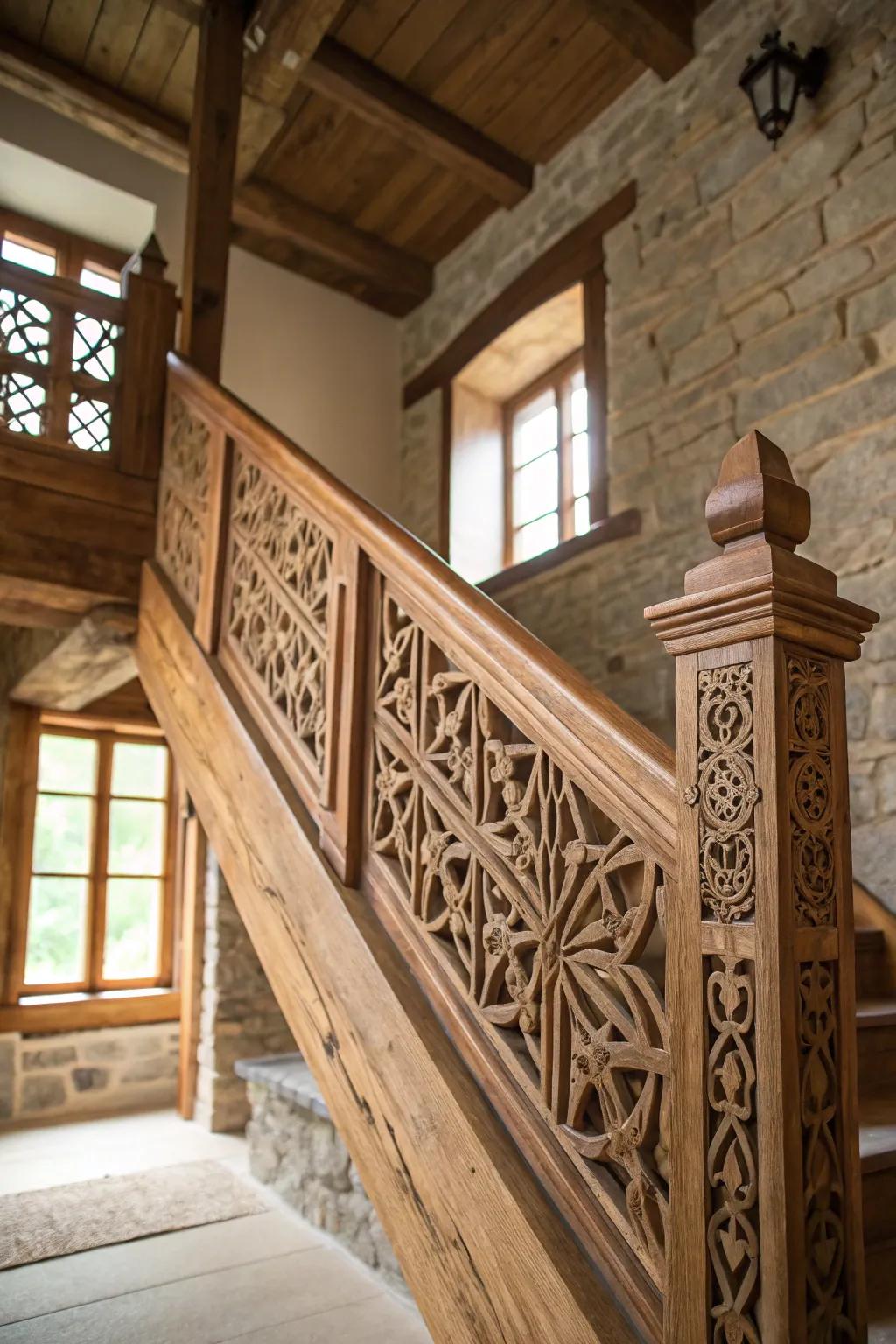 Geometric patterns lend a contemporary twist to homespun appeal.