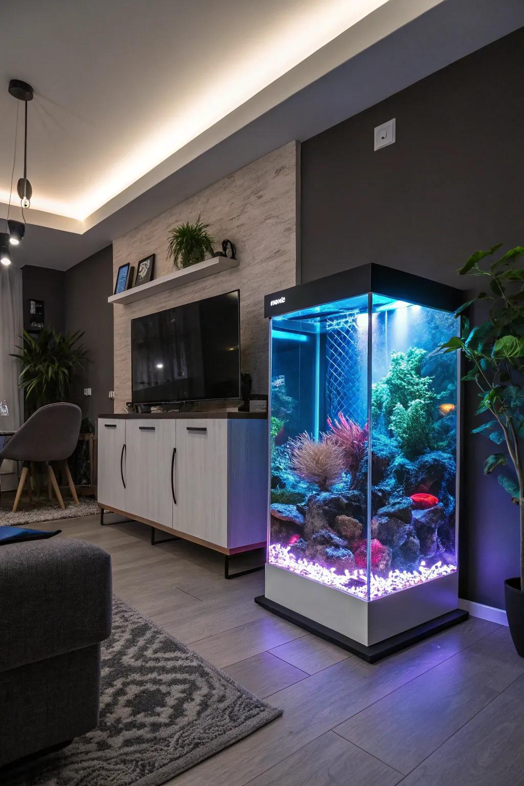 Incorporate a modern edge through LED radiance effects.