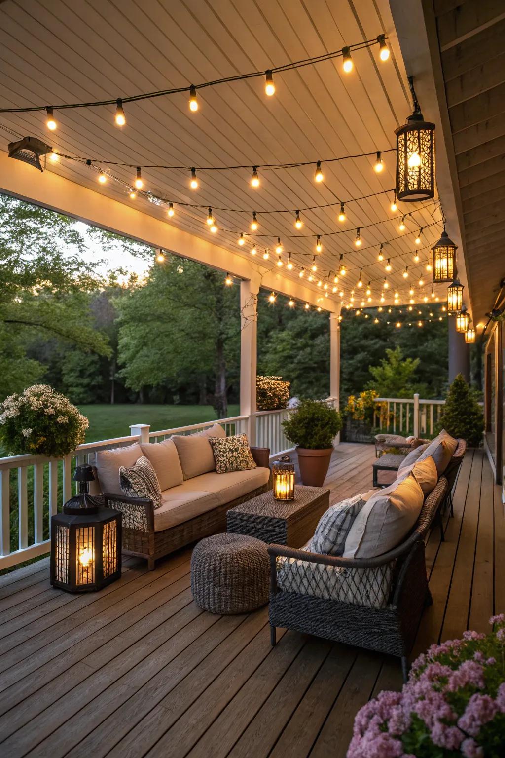 Establish the mood with captivating lighting possibilities.