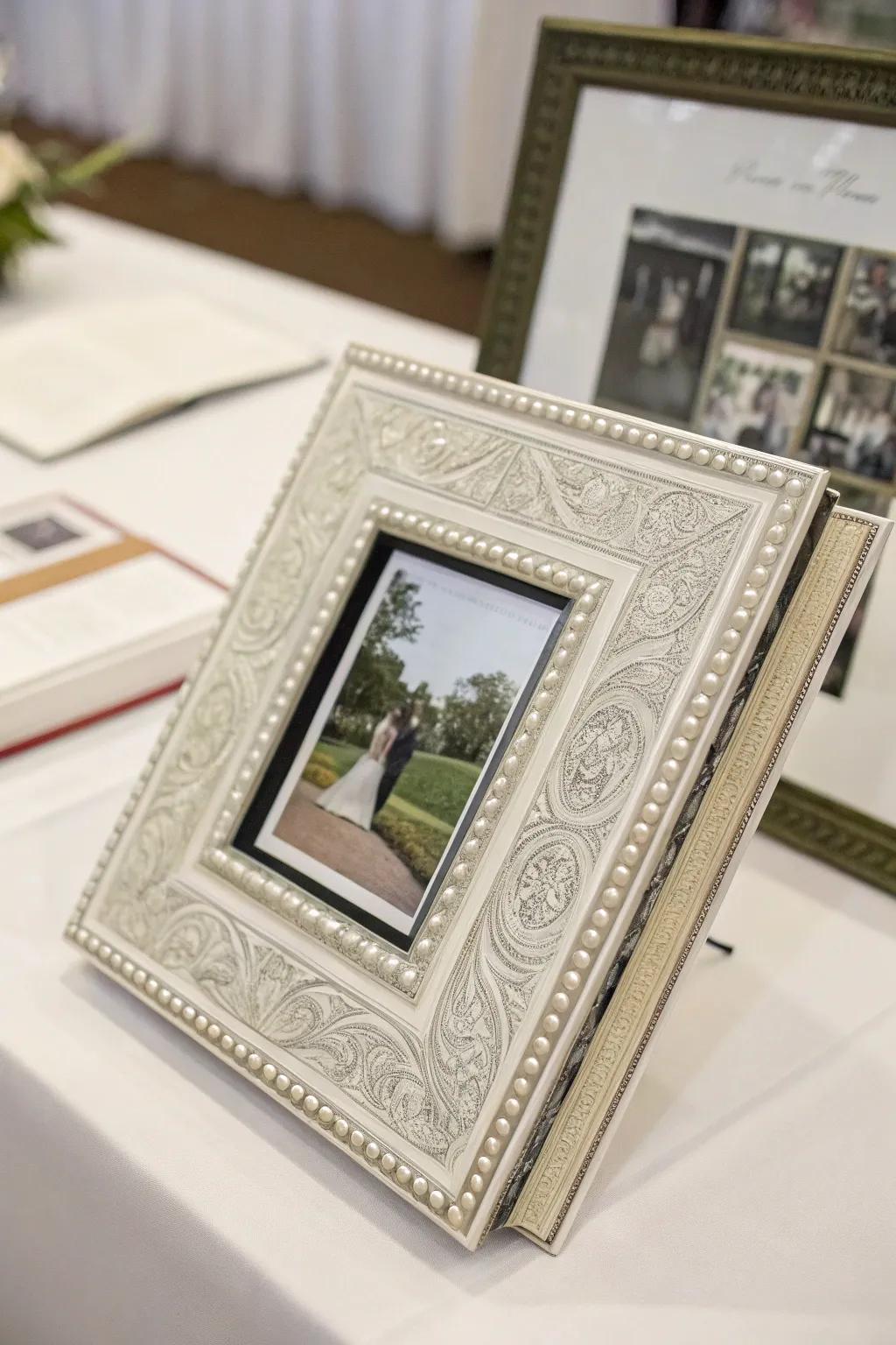 Frames add layers to your cover design.